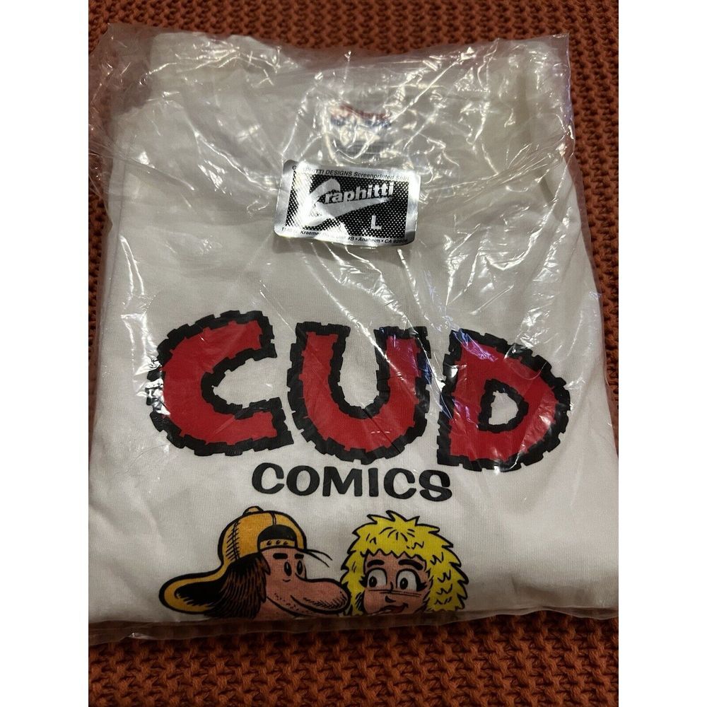 Vintage 1996 Graphitti Designs CUD Comics T Shirt Sz L Terry Laban Art Rare - Picture 9 of 9